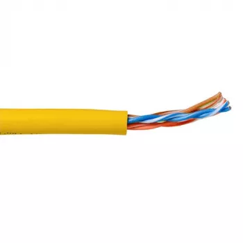 Patchkabel ACT CAT5E U/UTP Litze Gelb 305m