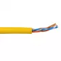Patchkabel ACT CAT5E U/UTP Litze Gelb 305m
