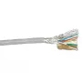 Kabel ACT CAT 6A S/FTP PVC Patchkabel 305 m grau