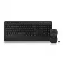 ACT kabelloses Tastatur- und Maus-Set (Azerty), leiser Klick, umweltfreundlich, aus recycelten Materialien