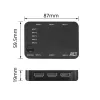 ACT 4K HDMI Switch 5 in, 1 out, HDMI, Schwarz, 2160p, 18 Gbit/s, 4096 x 2160 Pixel, 4K Ultra HD