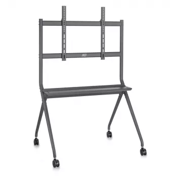 ACT Mobiler TV/Monitor-Bodenständer, 50 inch bis 86 inch, VESA, 127 cm (50 Zoll), 2,18 m (86 Zoll), 200 x 200 mm, 800 x 600 mm, Aluminium, Kunststoff, Stahl, Grau