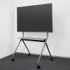 ACT Mobiler TV/Monitor-Bodenständer, 50 inch bis 86 inch, VESA, 127 cm (50 Zoll), 2,18 m (86 Zoll), 200 x 200 mm, 800 x 600 mm, Aluminium, Kunststoff, Stahl, Grau
