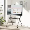 ACT Mobiler TV/Monitor-Bodenständer, 50 inch bis 86 inch, VESA, 127 cm (50 Zoll), 2,18 m (86 Zoll), 200 x 200 mm, 800 x 600 mm, Aluminium, Kunststoff, Stahl, Grau