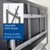 ACT Mobiler TV/Monitor-Bodenständer, 50 inch bis 86 inch, VESA, 127 cm (50 Zoll), 2,18 m (86 Zoll), 200 x 200 mm, 800 x 600 mm, Aluminium, Kunststoff, Stahl, Grau