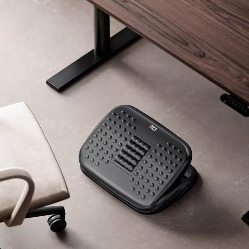 ACT Ergonomisch höhenverstellbare Fußstütze mit Massagerollen