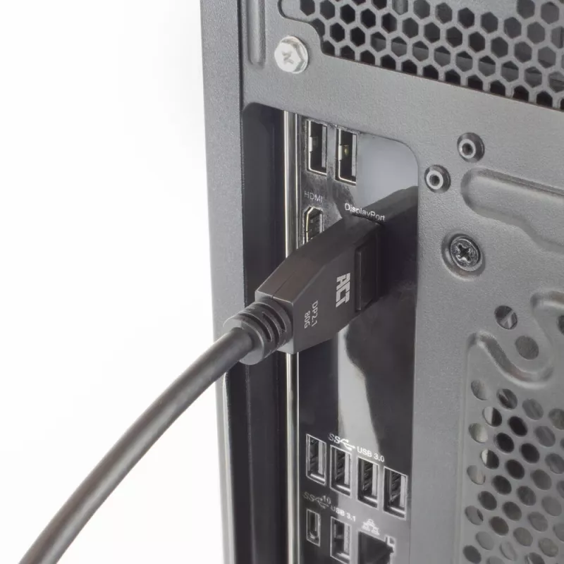 ACT AK4081 DisplayPort-Kabel 1 m Schwarz