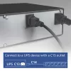 Stromverteilungseinheit ACT PD3004 19 Zoll C14 IEC60320 mit 8 Typ-F-Steckdosen, 3 m H05VV-F 3G1.0, 230 V 10 A