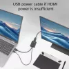 ACT AC7536 Videokabel-Adapter 0,24 m HDMI + USB DisplayPort Schwarz