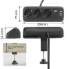ACT Schreibtisch-Steckerleiste mit 3 Typ-F-Steckdosen, 30W Power Delivery, USB Type-C/A Anschlüsse, Kabellänge 1,5 Meter