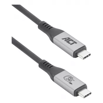 ACT USB4 80Gbps Thunderbolt 5 Kabel 240W USB Type-C, USB-IF zertifiziert, 1,5 Meter