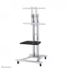 Neomounts PLASMA-M1800E TV-Wagen 27-70 Zoll, Silber, Tragbarer Bodenständer, Stahl, 50 kg, 68,6 cm (27 Zoll), 177,8 cm (70 Zoll)