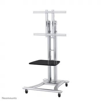 Neomounts PLASMA-M1800E TV-Wagen 27-70 Zoll, Silber, Tragbarer Bodenständer, Stahl, 50 kg, 68,6 cm (27 Zoll), 177,8 cm (70 Zoll)