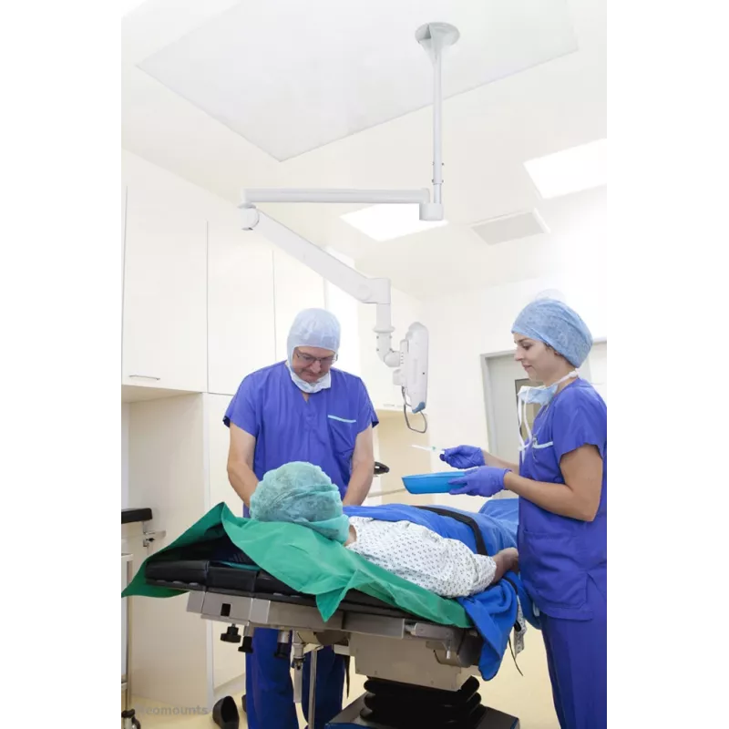 Deckenhalterung Neomounts FPMA-HAC100HC Maximale Tragkraft 12 kg Bildschirmgröße 10 bis 32 Zoll