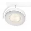 Aufbau-LED-Spot Signify Philips Dimmable Clockwork 6,5W, 500 lm, 2700 K, IP20, Weiß