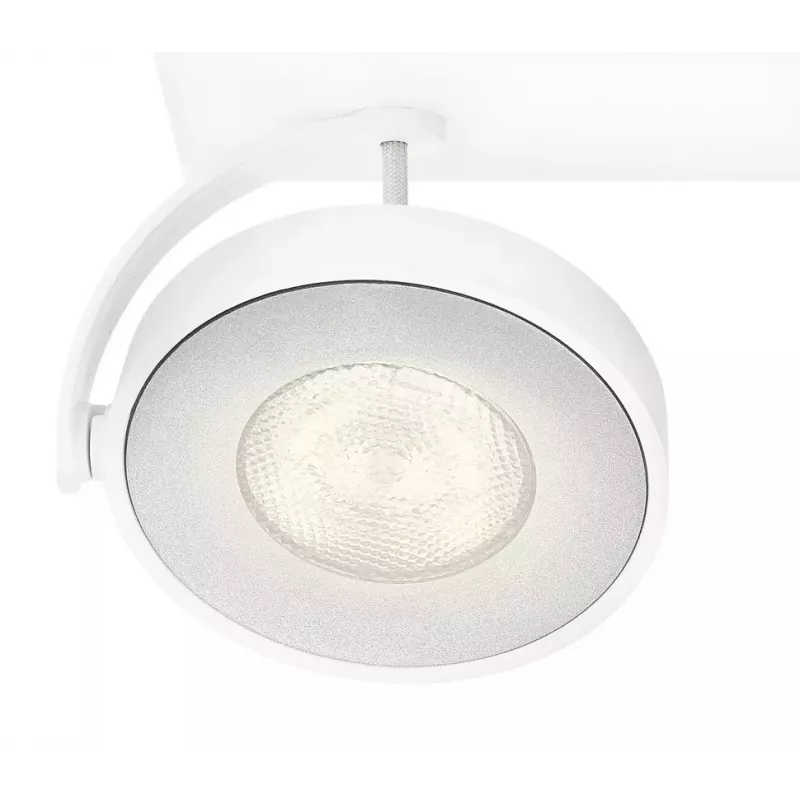 Aufbau-LED-Spot Signify Philips Dimmable Clockwork 6,5W, 500 lm, 2700 K, IP20, Weiß