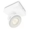 Aufbau-LED-Spot Signify Philips Dimmable Clockwork 6,5W, 500 lm, 2700 K, IP20, Weiß