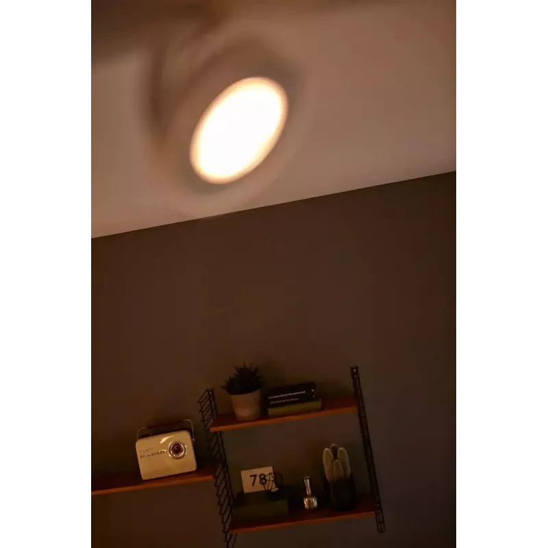 Philips WarmGlow LED Clockwork Decken-/Wandleuchte 4x LED, 18 W gesamt, 2700 K, 2000 lm, dimmbar, IP20, weiß