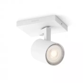 Aufbauleuchte Signify Philips myLiving 5309031P0, GU10 LED 3.5W, 2700K, 255 lm, weiß, dimmbar