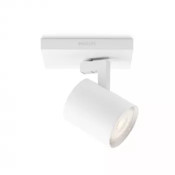 Aufbauleuchte Signify Philips myLiving 5309031P0, GU10 LED 3.5W, 2700K, 255 lm, weiß, dimmbar