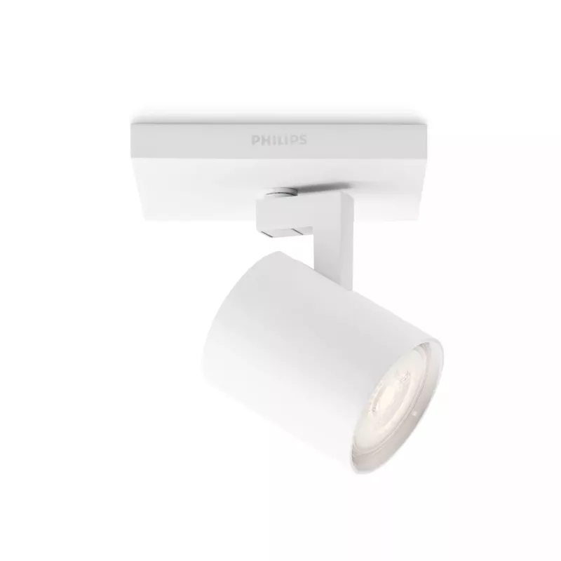 Aufbauleuchte Signify Philips myLiving 5309031P0, GU10 LED 3.5W, 2700K, 255 lm, weiß, dimmbar