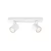 Aufbauleuchte Philips myLiving 5309231P0, GU10 LED 7 W, 2700 K, 255 lm, 2-flammig, dimmbar, weiß