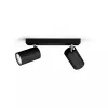 Decken-/Wandspot Signify Philips myLiving Kosipo 2x GU10 LED 220-240V IP20 Schwarz