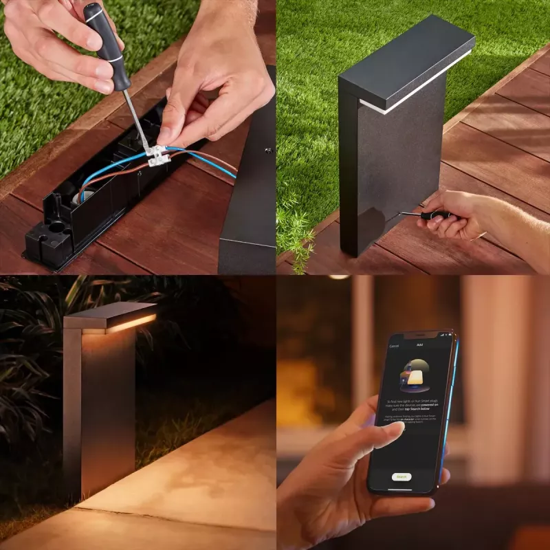 Philips Hue White and colour ambience Nyro Outdoor Sockelleuchte