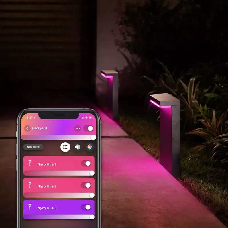 Philips Hue White and colour ambience Nyro Outdoor Sockelleuchte