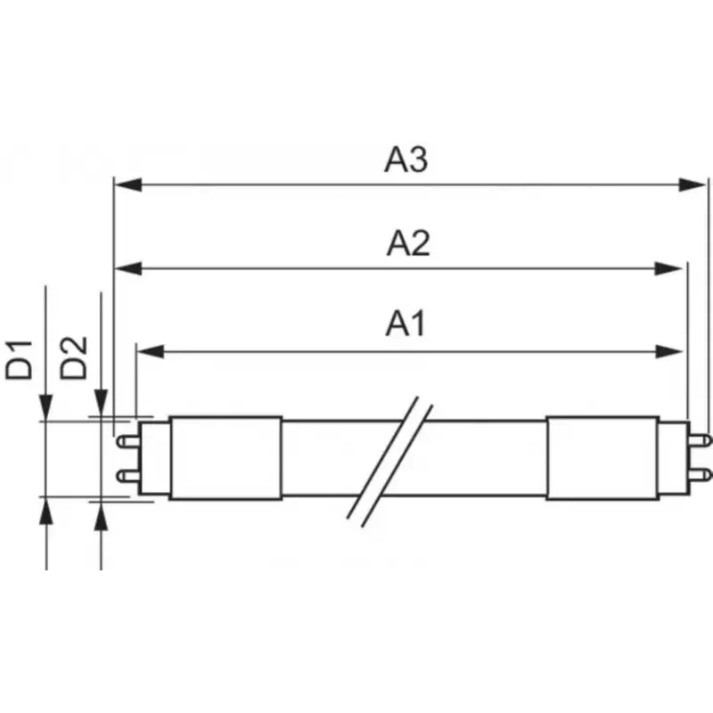Philips MAS LEDtube 1500mm Energiesparlampe Weiß 3300 K 20 W G13