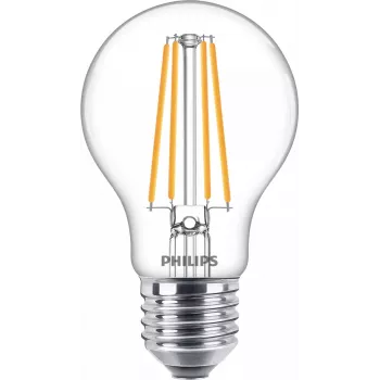 Philips Filament Lampe Klar 75W A60 E27 8,5W Warmweiß 1055lm