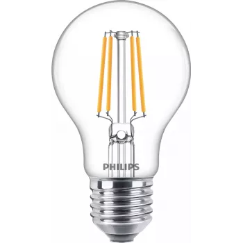 Philips Filament Bulb Clear 40W A60 E27 x3, 4,3 W, 40 W, E27, 470 lm, 15000 h, Warmweiß