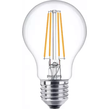 LED-Filamentlampe Philips A60 7W (entspr. 60W) E27 klar 2700K 2er-Pack