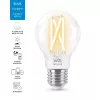 Smart LED Filamentlampe WiZ A60 E27 7W (806 lm) klar, 220–240V
