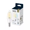 Smart bulb WiZ Filament Candle klar 4,9 W C35 E14 Wi-Fi Weiß