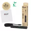 USB-C auf HDMI Hub CLUB3D 7-1 — kabelgebunden, Gigabit Ethernet, schwarz, 136×34×94,5 mm
