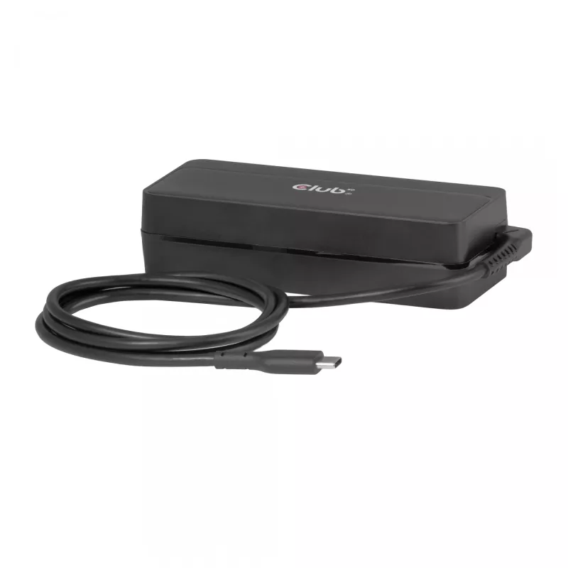 USB-C Laptop-Ladegerät CLUB 3D 140W, Netzstrom, universelle Kompatibilität, 1 m Kabel, schwarz