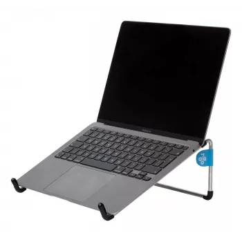 R-Go Tools R-Go Steel Basic Laptopständer, Silber, Silber, Stahl, 25,4 cm (10 Zoll), 55,9 cm (22 Zoll), 5 kg, 0 - 110 mm