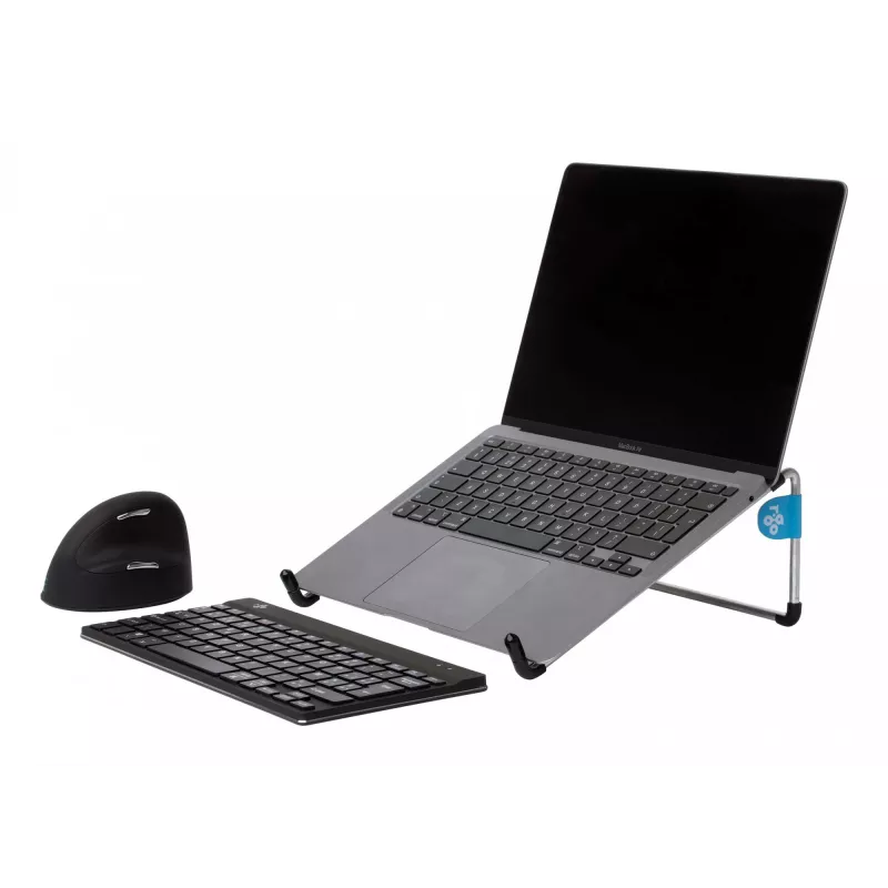 R-Go Tools R-Go Steel Basic Laptopständer, Silber, Silber, Stahl, 25,4 cm (10 Zoll), 55,9 cm (22 Zoll), 5 kg, 0 - 110 mm