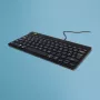 R-Go Tools Ergonomische Tastatur R-Go Compact Break, kompakte Tastatur mit Pausensoftware, QWERTY (UK), kabelgebunden, schwarz