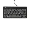 R-Go Tools Ergonomische Tastatur R-Go Compact Break, kompakte Tastatur mit Pausensoftware, QWERTY (UK), kabelgebunden, schwarz
