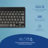 Ergonomische Tastatur R-Go Tools R-Go Compact Break, kompakte Tastatur mit Pausensoftware, AZERTY (FR), Bluetooth, schwarz