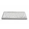 BakkerElkhuizen UltraBoard 950 Wireless US Qwerty, Mini, kabellos, Bluetooth, Scherenschalter, QWERTY, Hellgrau, Weiß
