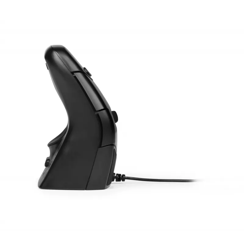 BakkerElkhuizen DXT 3 Maus, beidhändig, optisch, USB Type-C, 2400 DPI, Schwarz