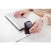BakkerElkhuizen DXT 3 Maus, beidhändig, optisch, USB Type-C, 2400 DPI, Schwarz