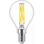Philips Filament Candle Clear 25W P45 E14, 2,5 W, 25 W, E14, 340 lm, 15000 h, Warmglow
