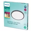 Philips Functional Deckenleuchte 18W 2700K 1500 lm Dimmbare Aufbau-LED Schwarz