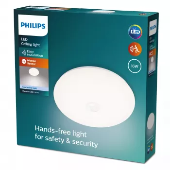 Deckenleuchte Philips Functional Mauve 16 W LED, rund 320×72 mm, weiß, nicht austauschbare LEDs