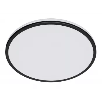 Deckenleuchte Philips Functional Ozziet 18 W LED, rund, schwarz, fest verbaute Leuchtmittel, 220–240 V