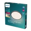 Deckenleuchte Philips Functional Ozziet 18 W LED, rund, schwarz, fest verbaute Leuchtmittel, 220–240 V
